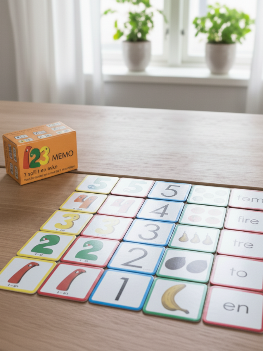 123 Memo - Memory spill med tall