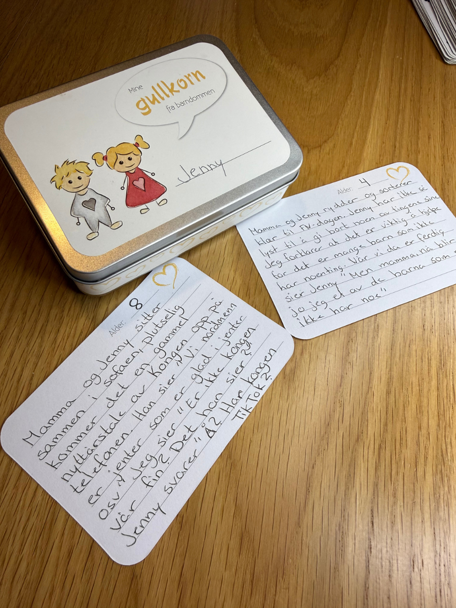 Mine gullkorn - Minneboks for barnets morsomme utsagn