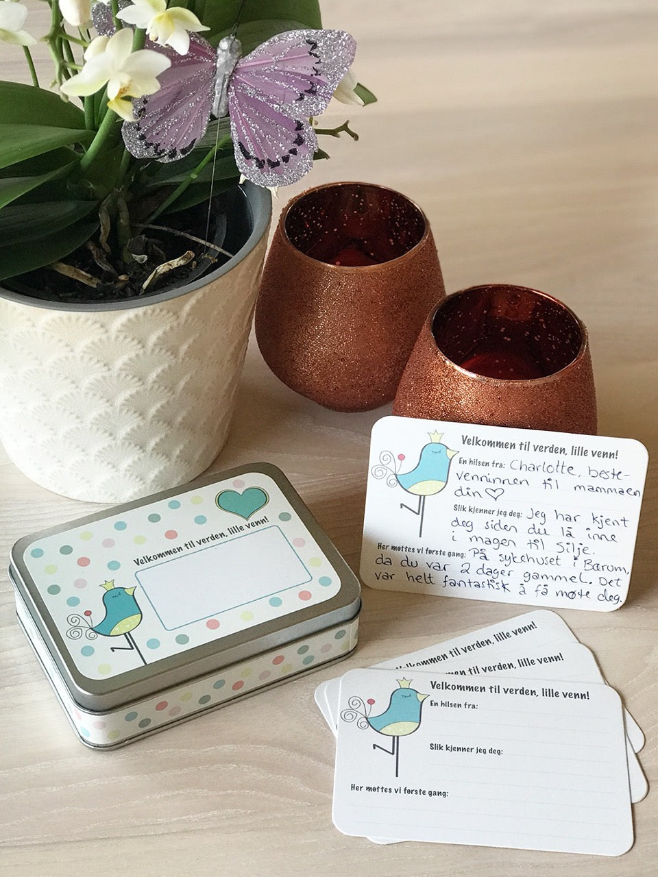 Velkommen til verden - Minneboks