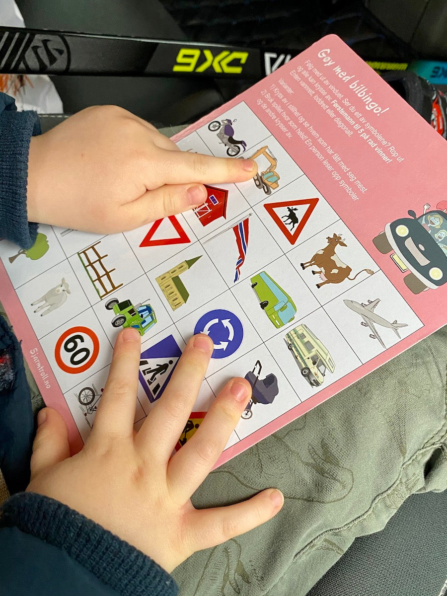 Bilbingo - Underholdning til bilturen