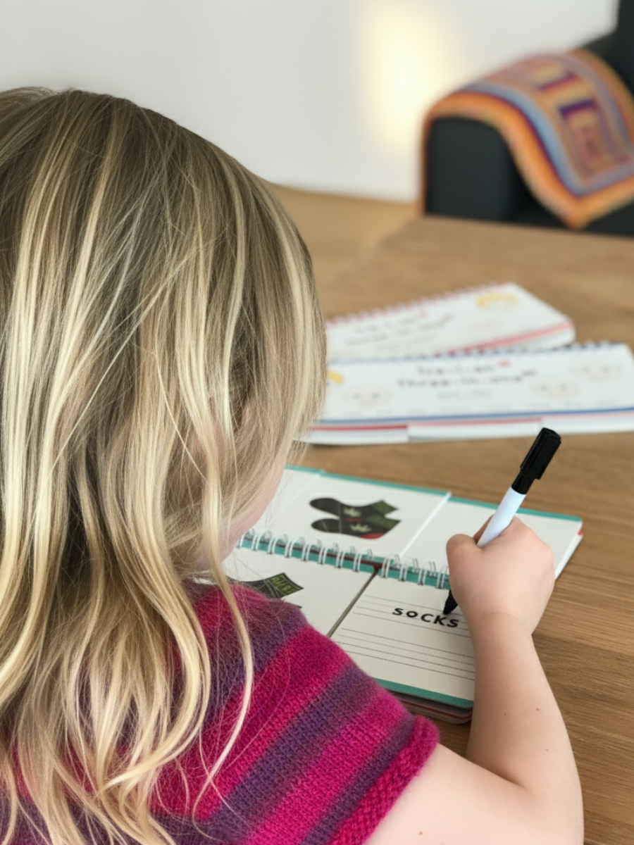 3 bøker - Følelser, ansikt og klær - Engelsk og norsk