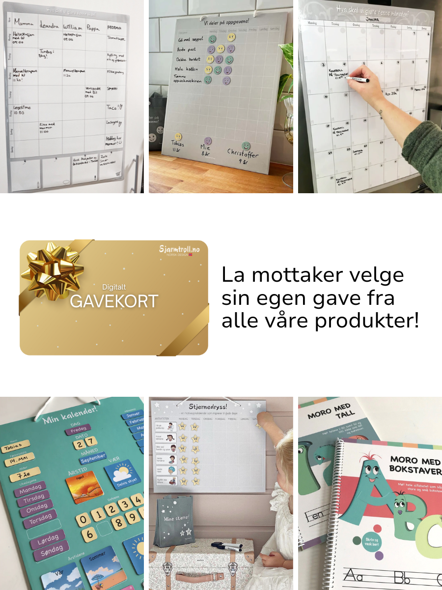 Digitalt gavekort fra Sjarmtroll.no