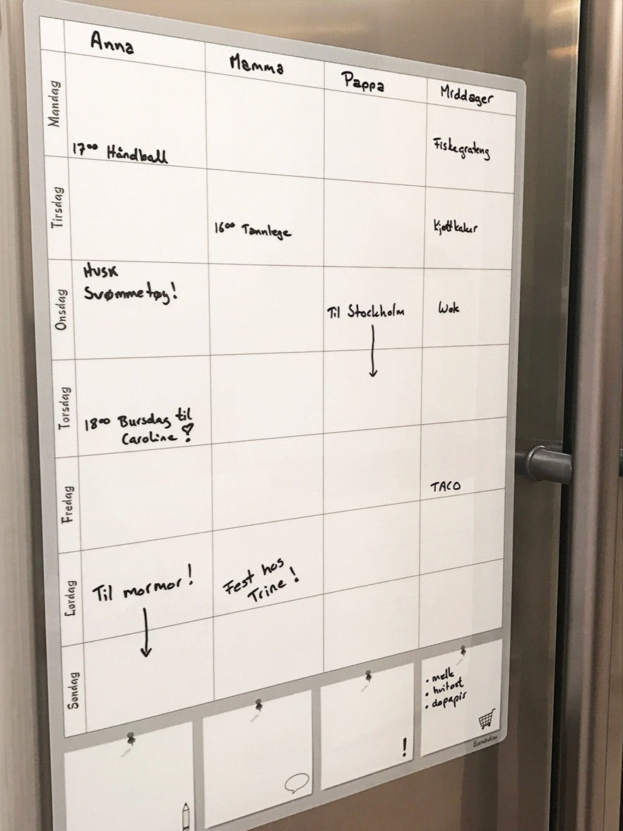 Ukeplanlegger for hele familien