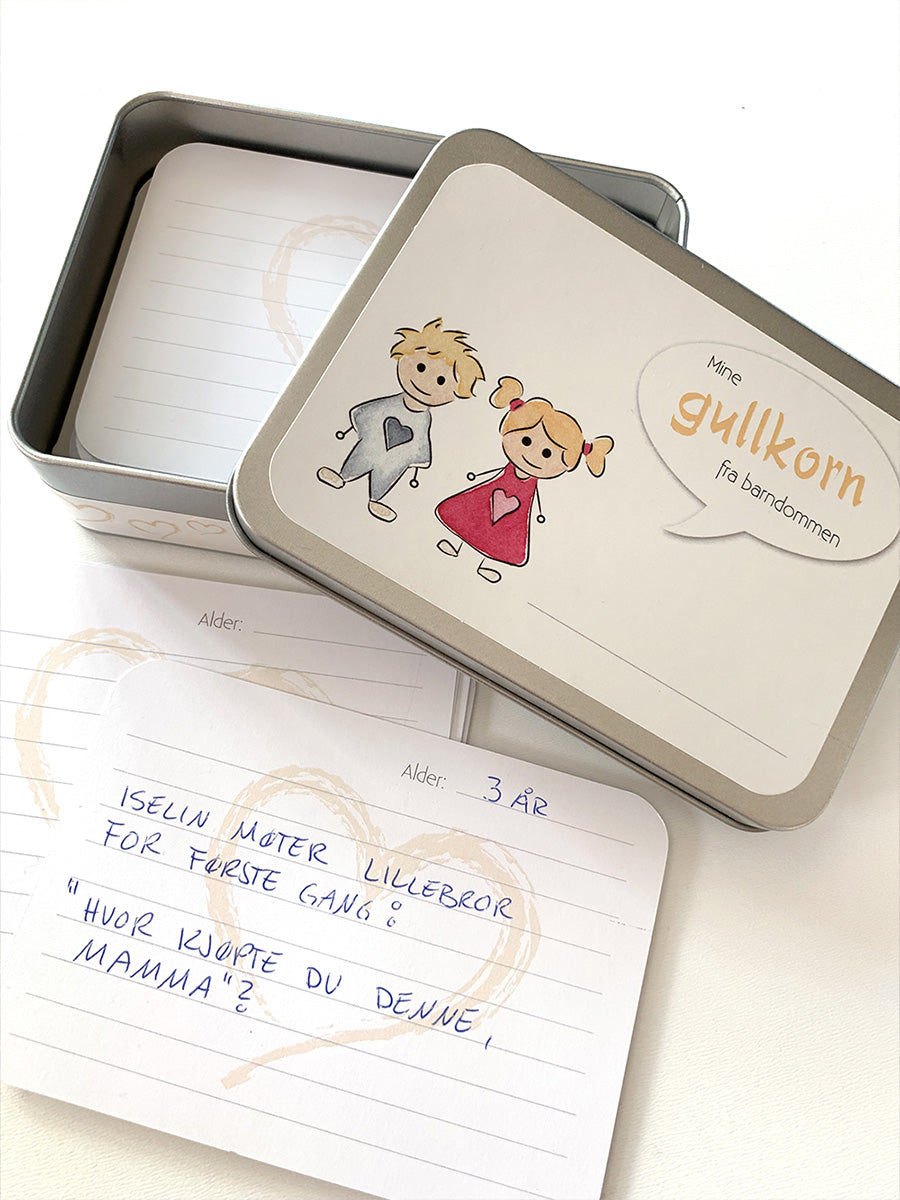 Mine gullkorn - Minneboks for barnets morsomme utsagn