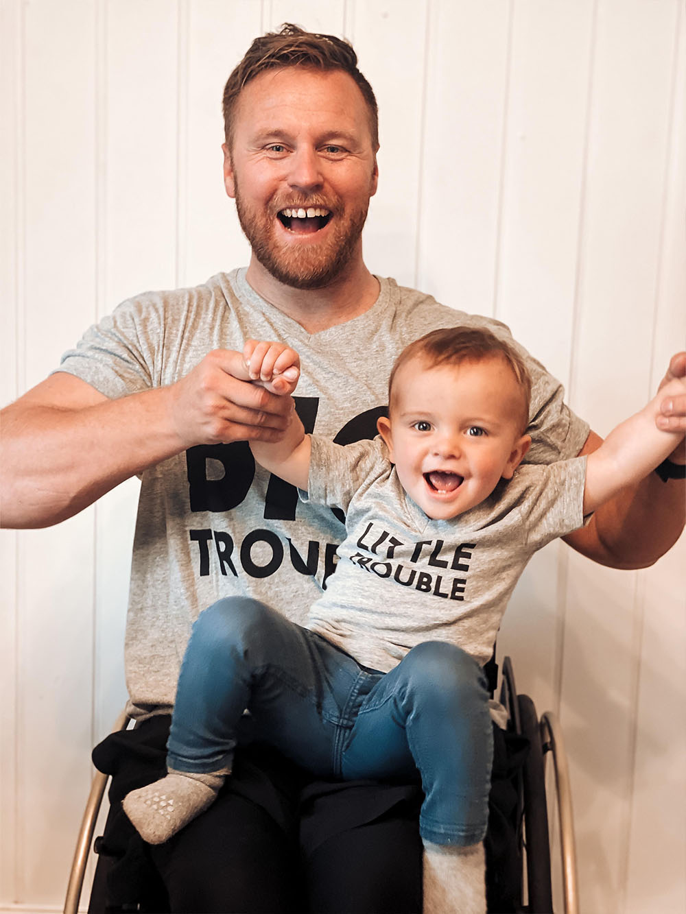 Matchende T-skjorter - Big trouble, little trouble