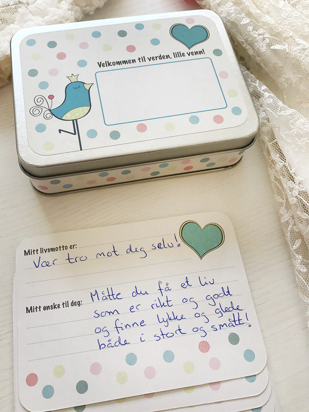 Velkommen til verden - Minneboks
