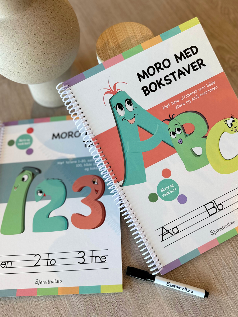 Bokpakken Moro med ABC og 123 for barn