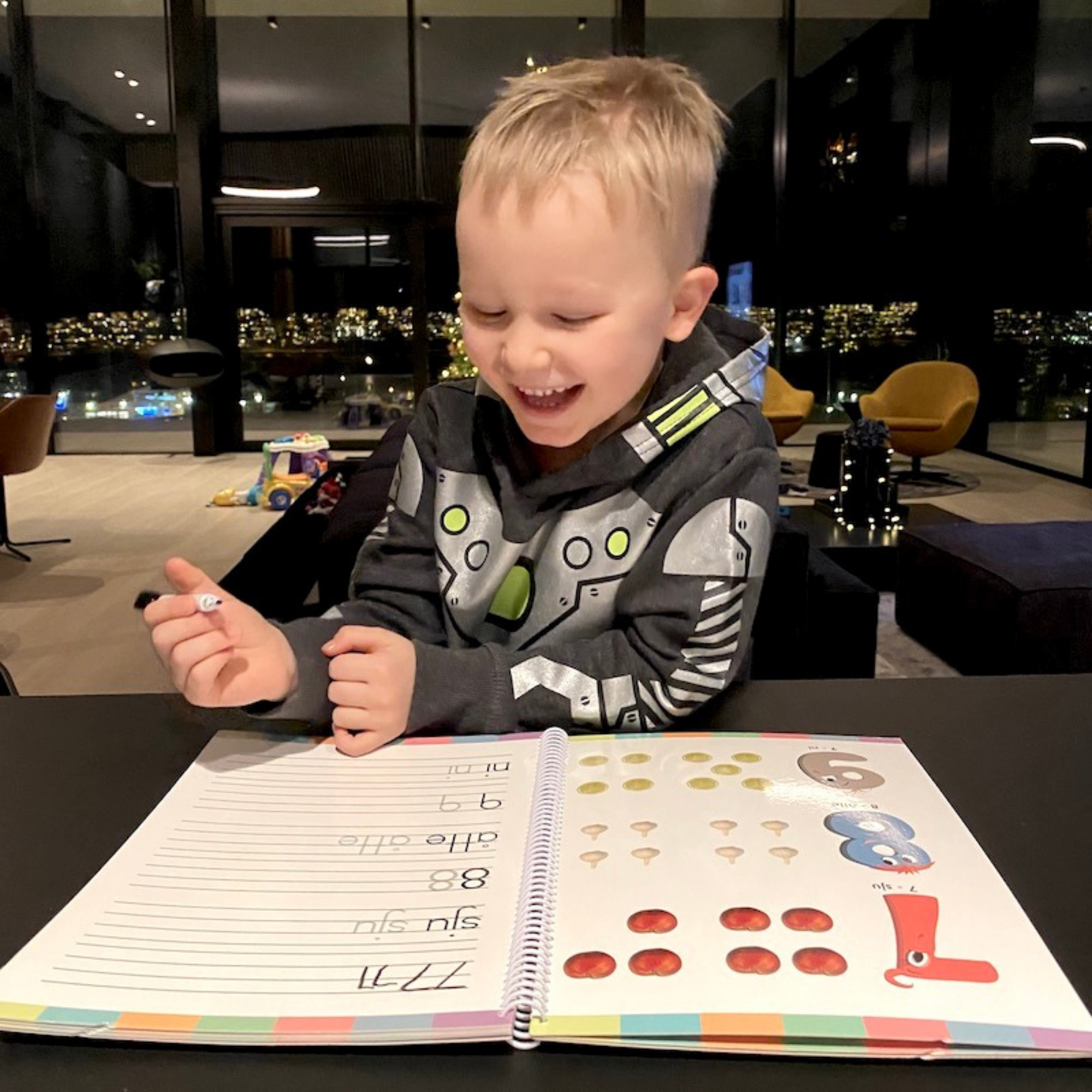 Moro med ABC og 123 - Bokpakke med bokstaver og tall
