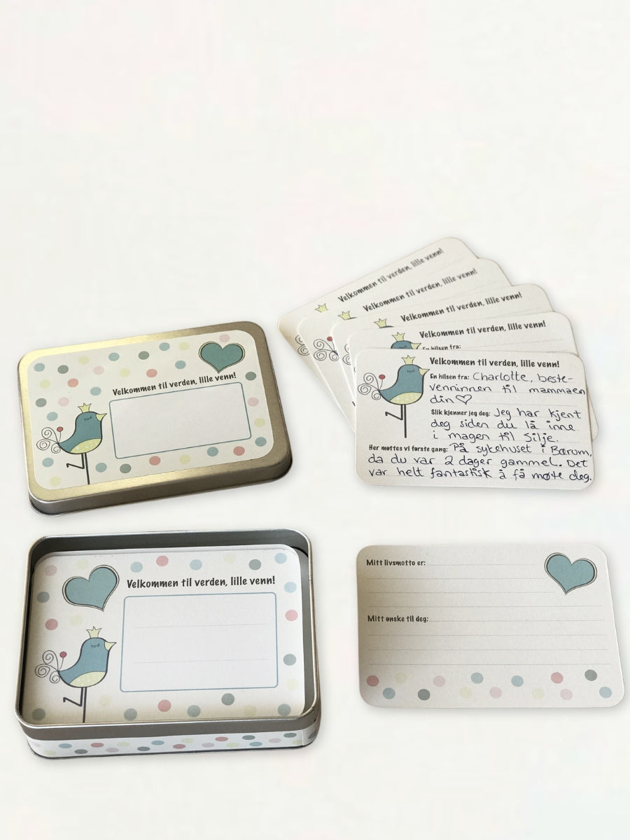Velkommen til verden - Minneboks