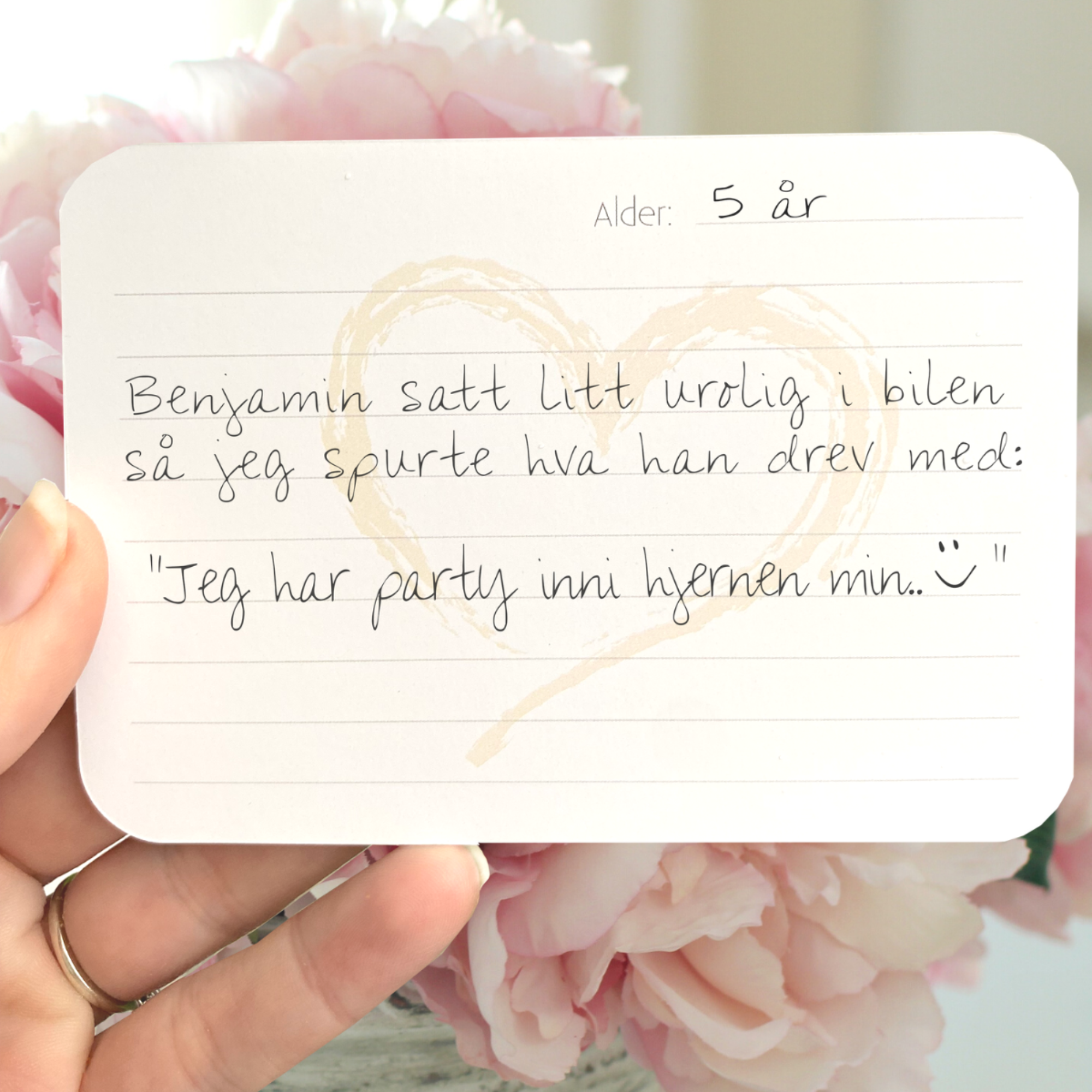 Mine gullkorn - Minneboks for barnets morsomme utsagn