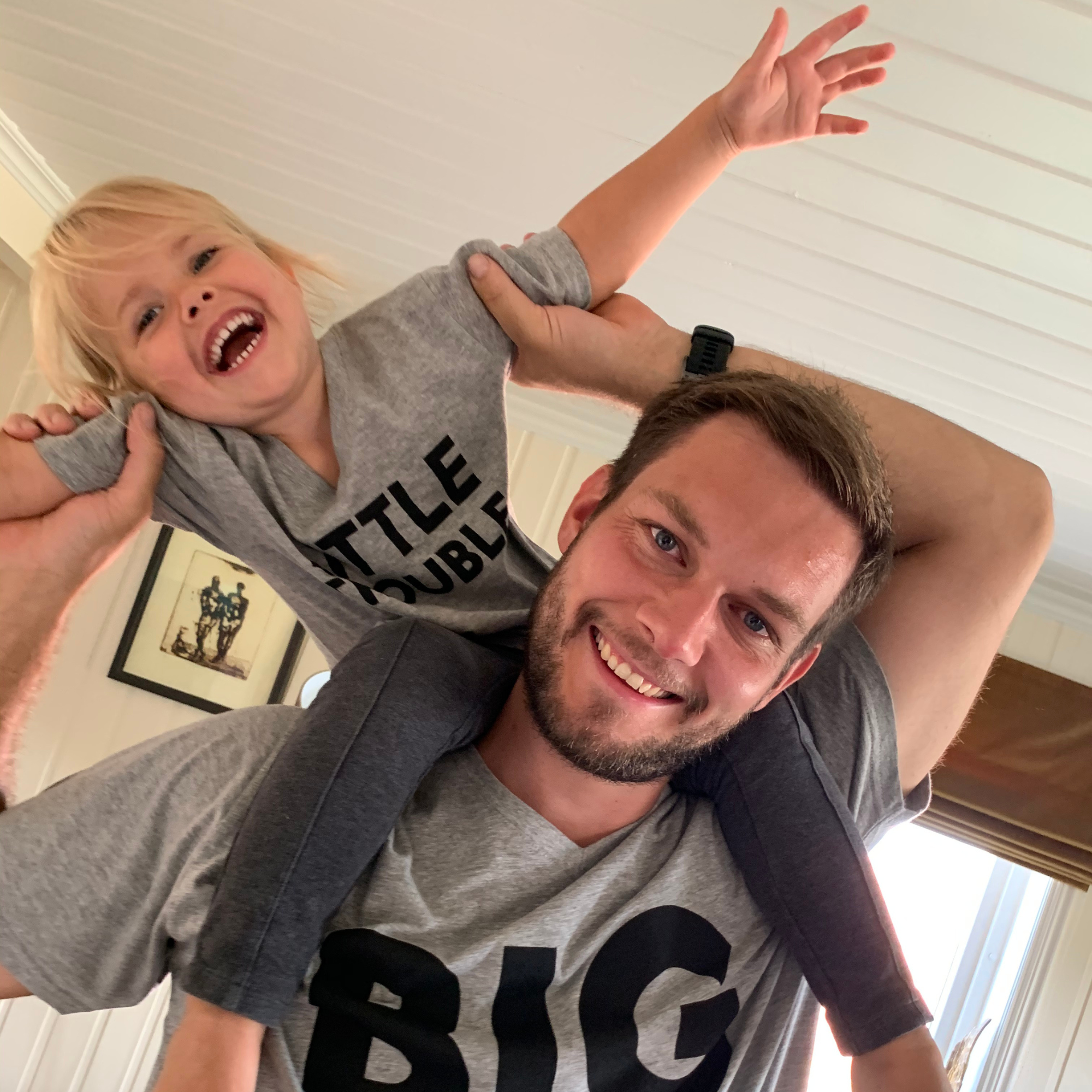 Matchende T-skjorter - Big trouble, little trouble