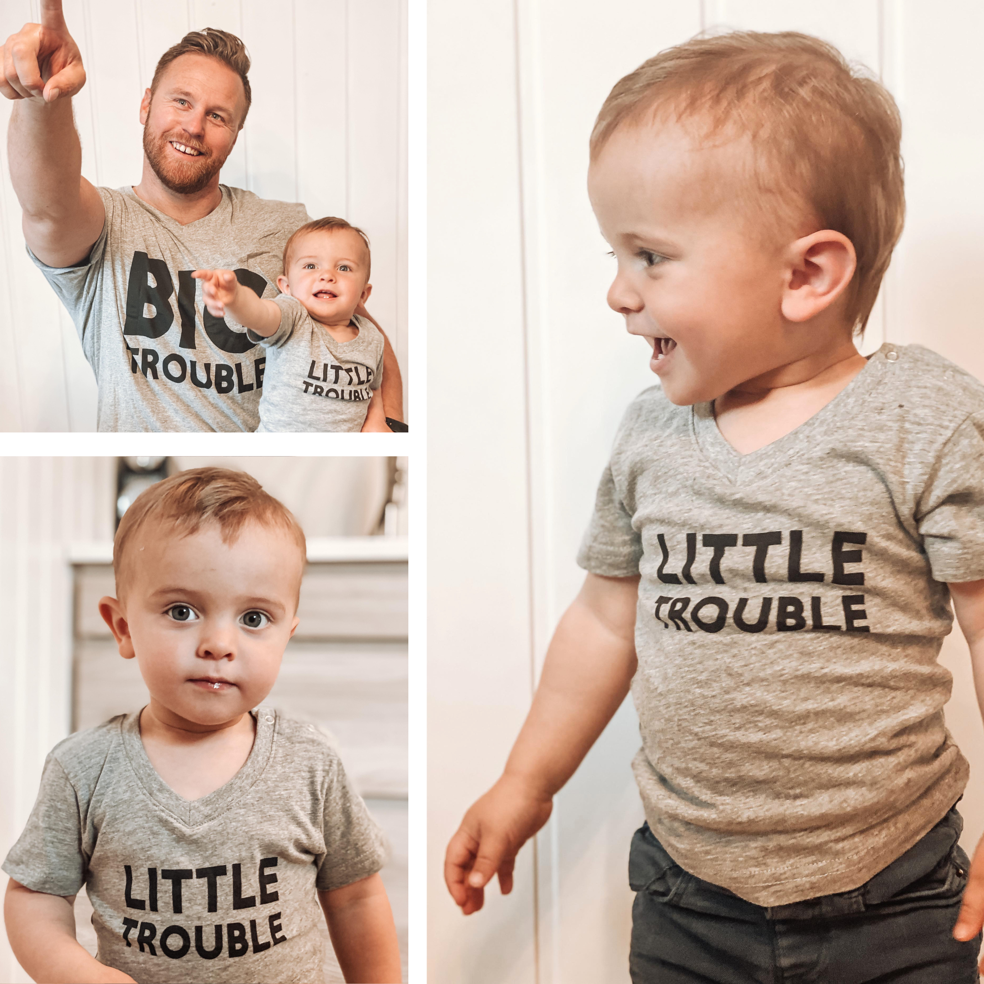 Matchende T-skjorter - Big trouble, little trouble
