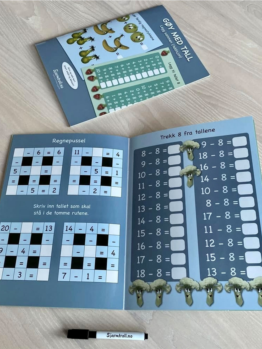 Gøy med tall - Bokpakke med pluss og minus