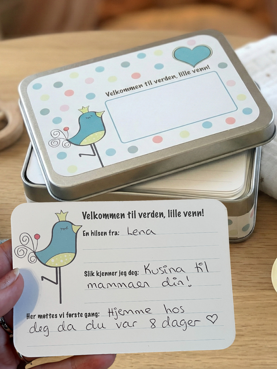 Velkommen til verden - Minneboks