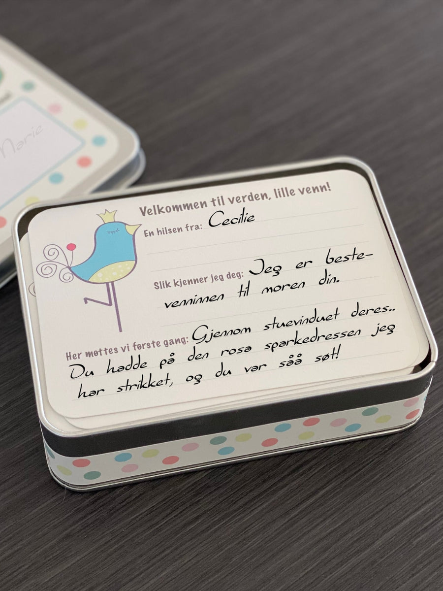 Velkommen til verden - Minneboks