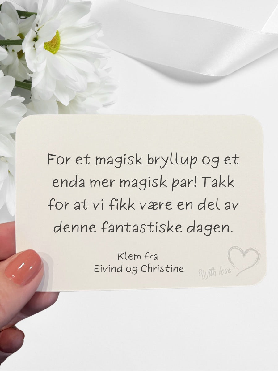 Kort til spesielle anledninger - Minneboks