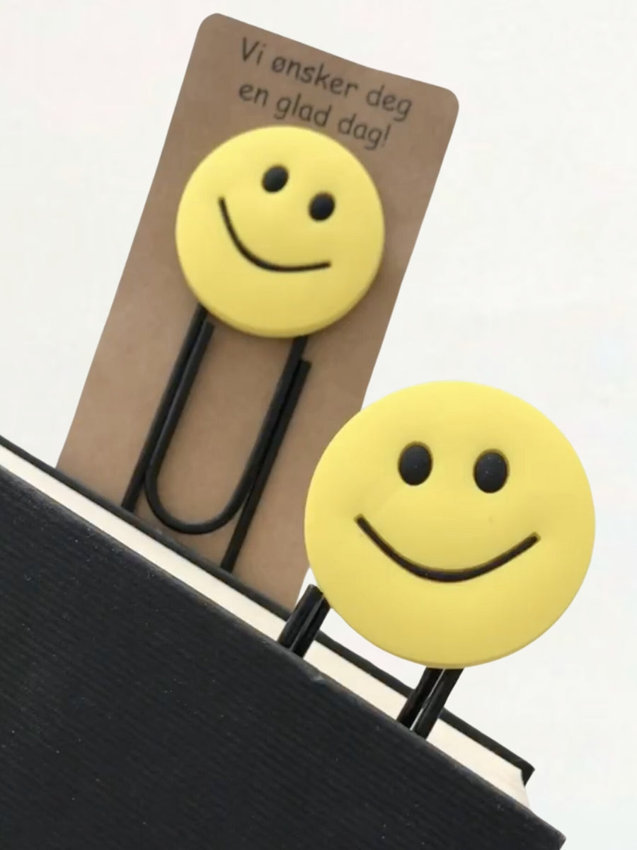 Bokmerke smilefjes - Perfekt til barnas bøker