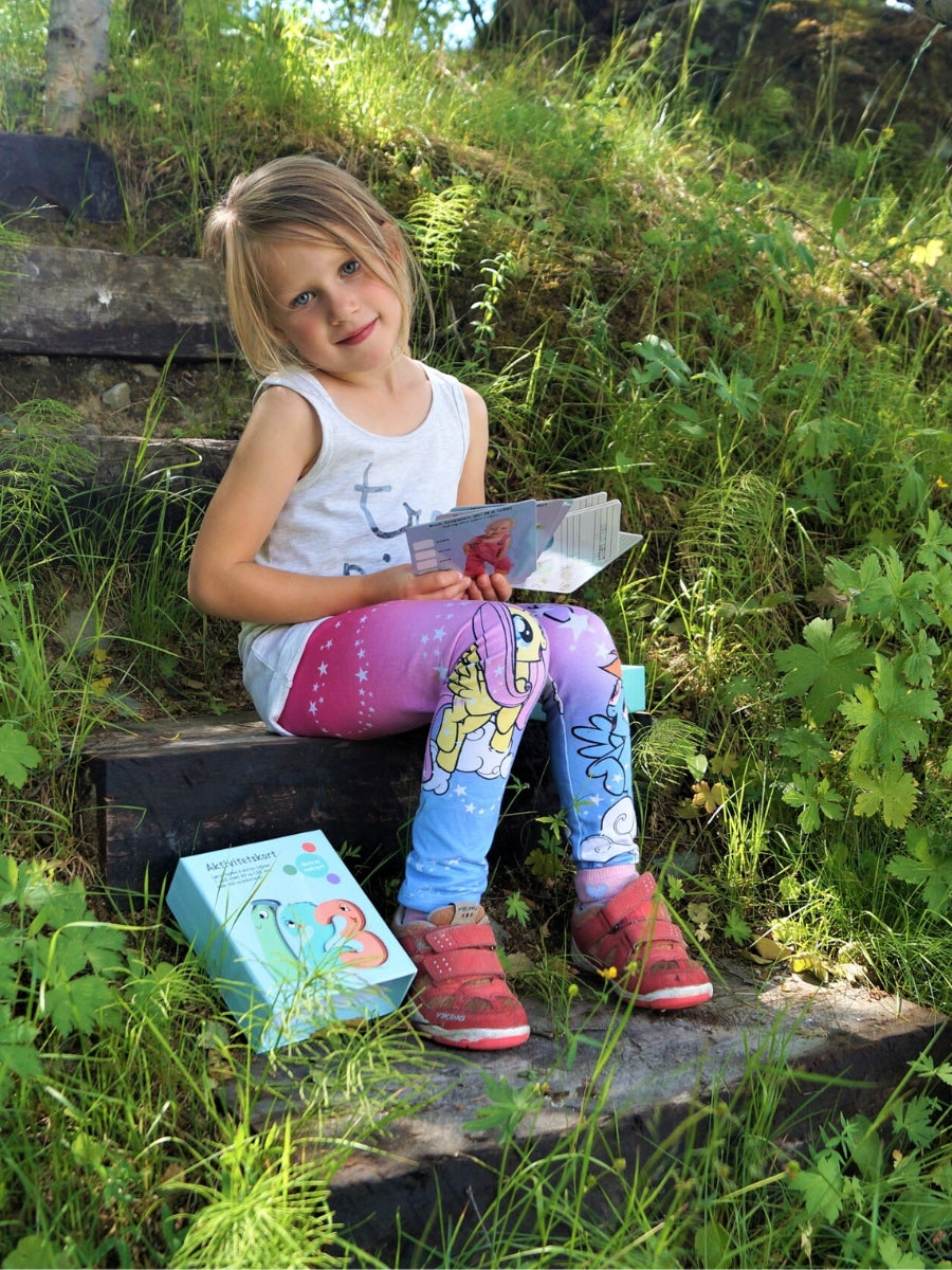 Barnas oppgavekort med tall