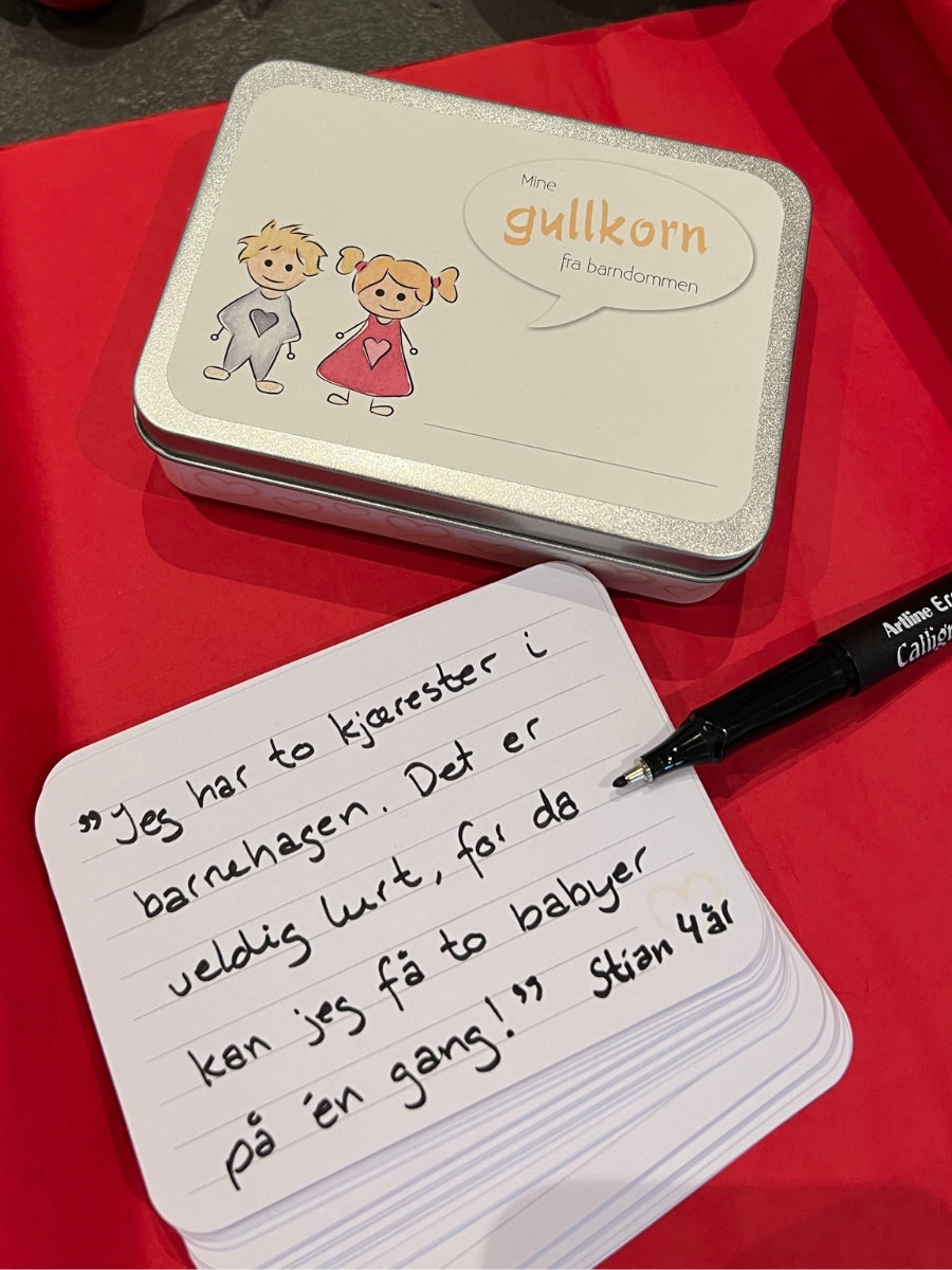 Mine gullkorn - Minneboks for barnets morsomme utsagn