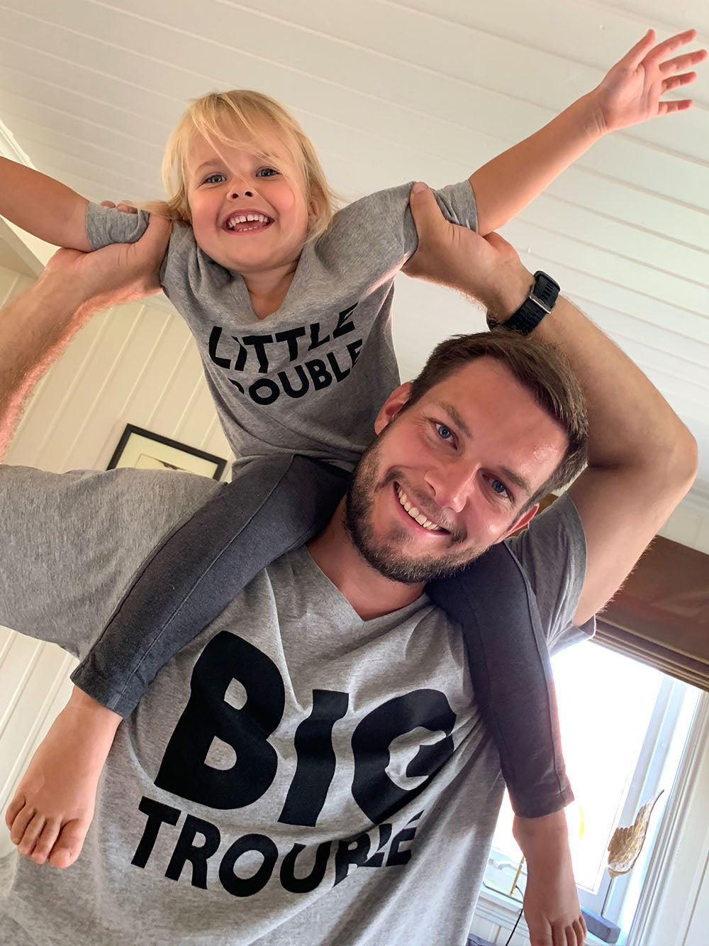 Matchende T-skjorter - Big trouble, little trouble