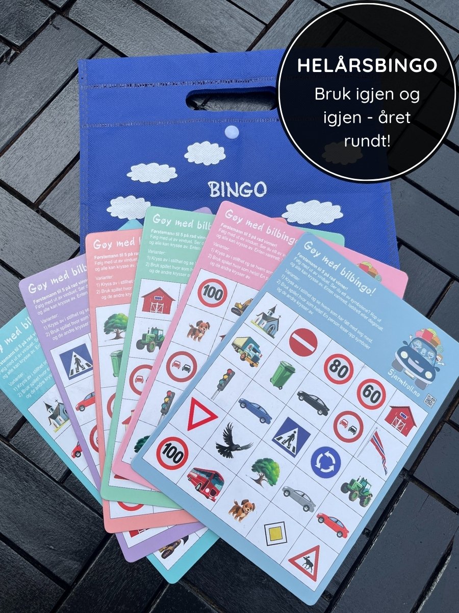 Bilbingo - Underholdning til bilturen