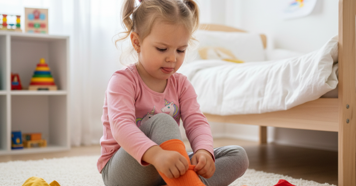 Du er 3 år - og vil klare selv