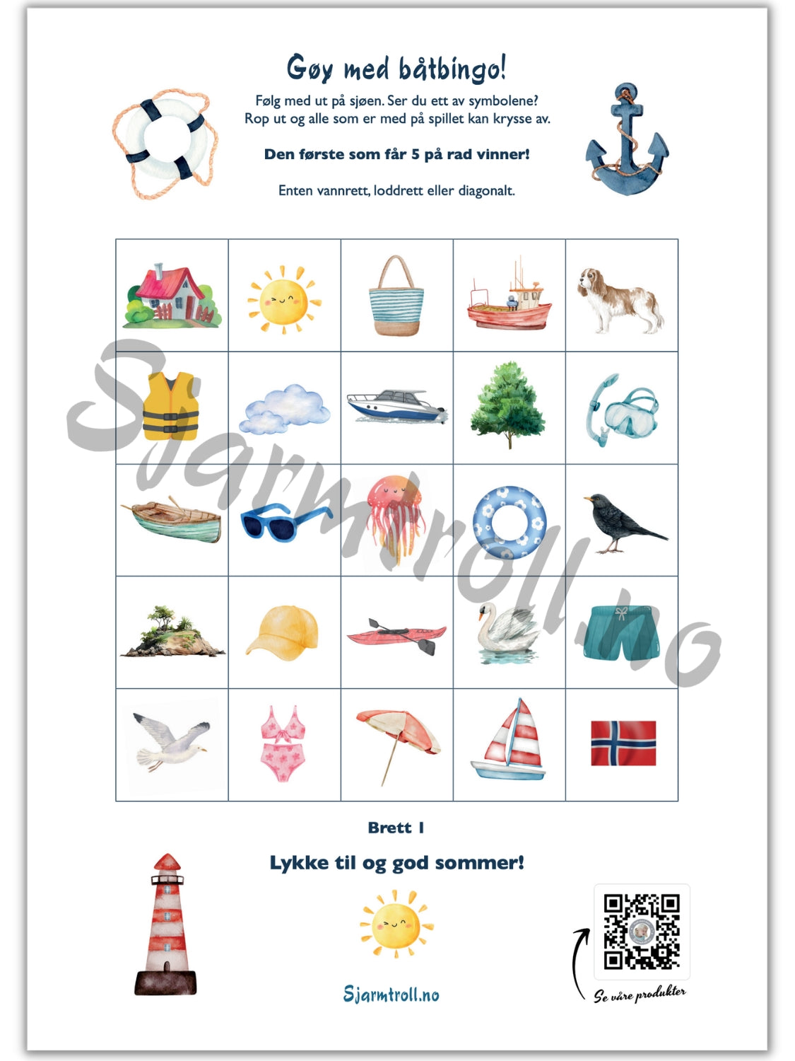 Båtbingo - PDF