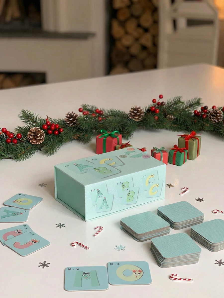 ABC memo - Memory spill med bokstaver