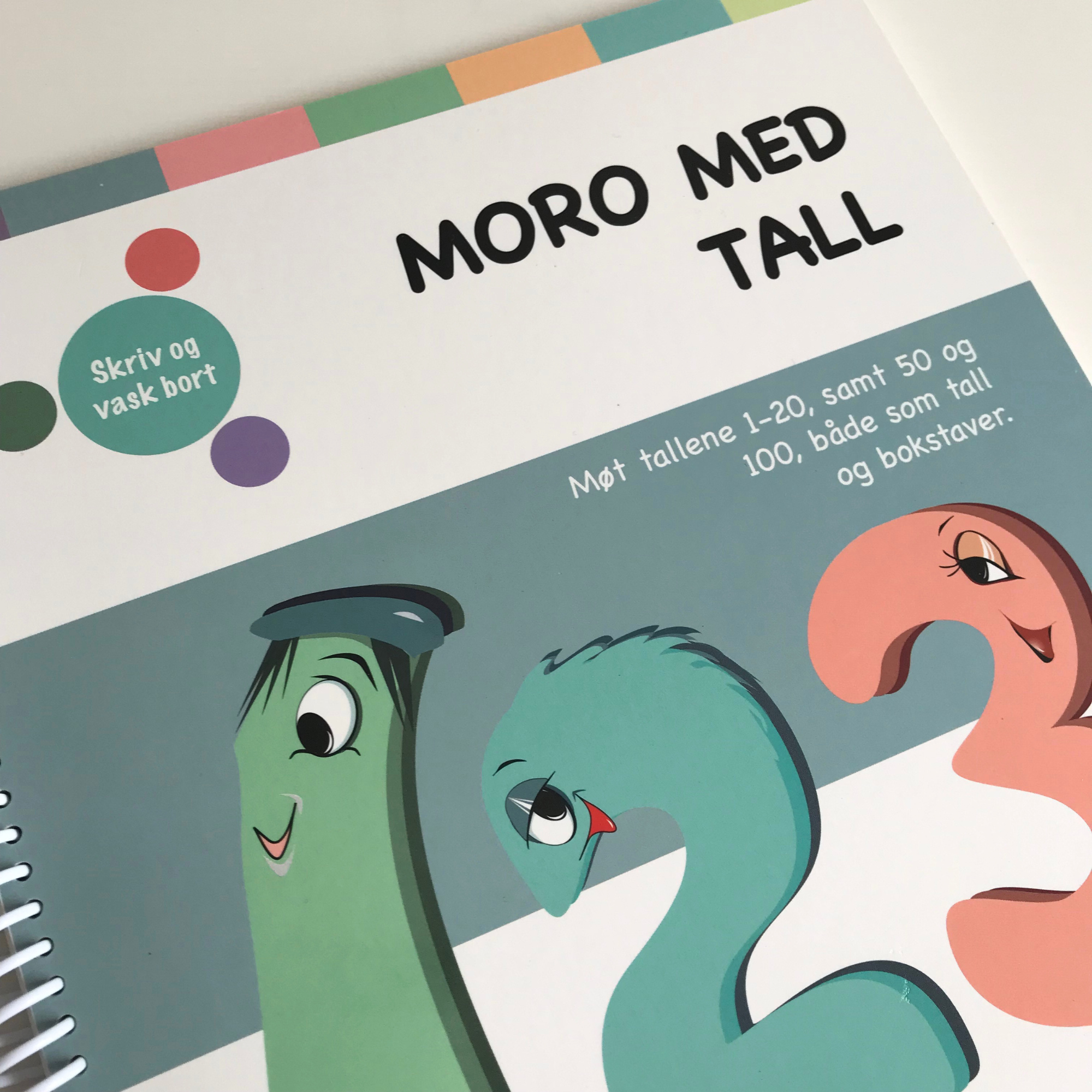 Moro med ABC og 123 - Bokpakke med bokstaver og tall