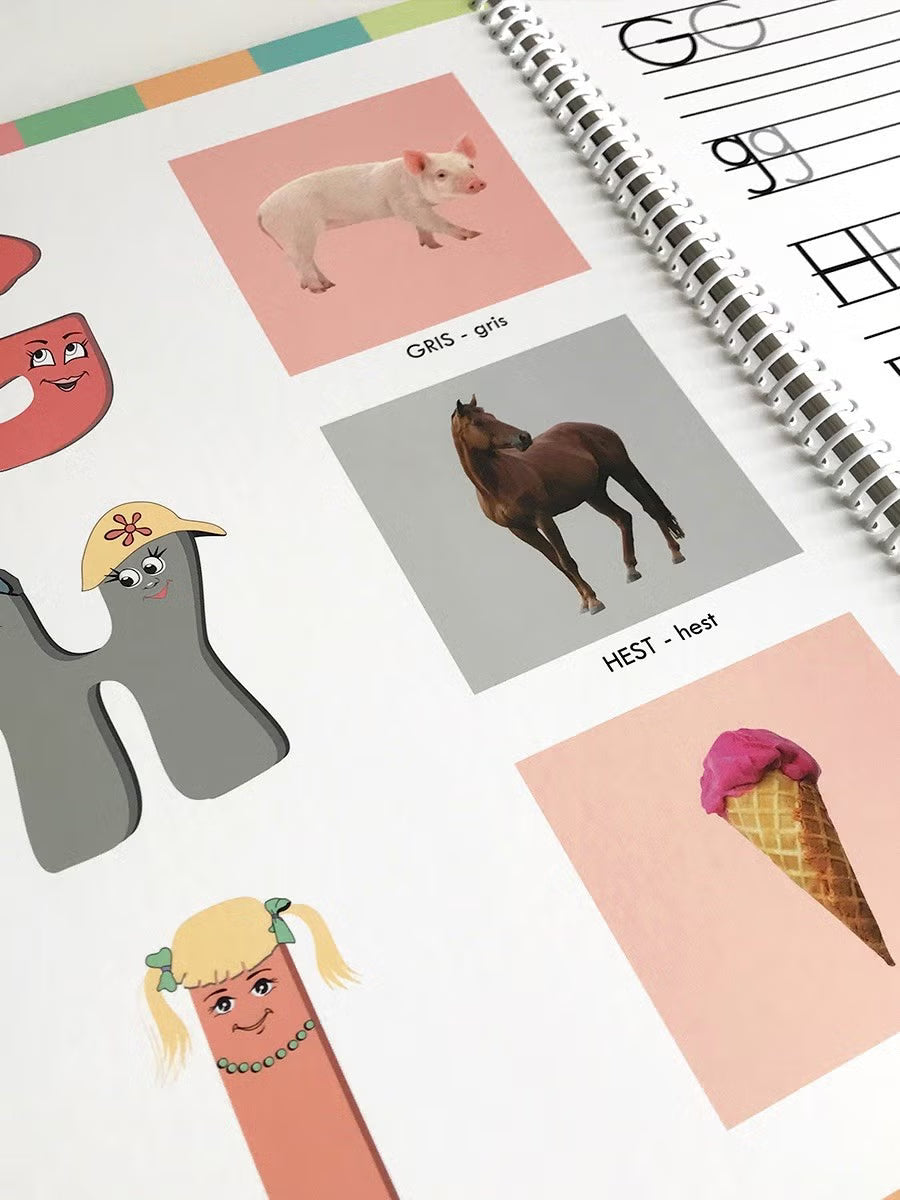 Moro med ABC og 123 - Bokpakke med bokstaver og tall