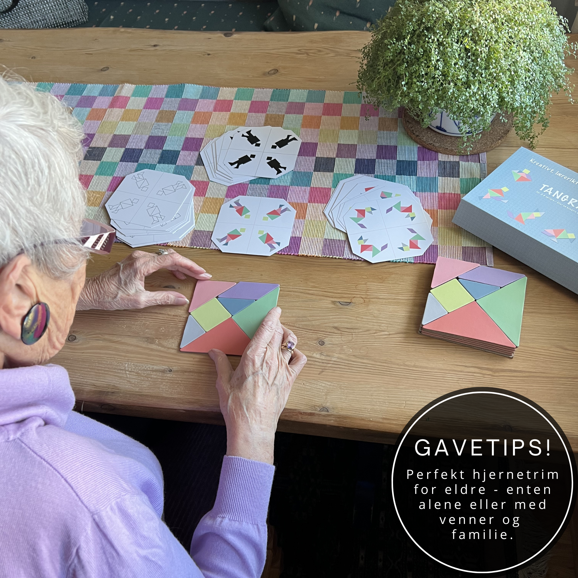 Tangram - morsom hjernetrim for hele familien
