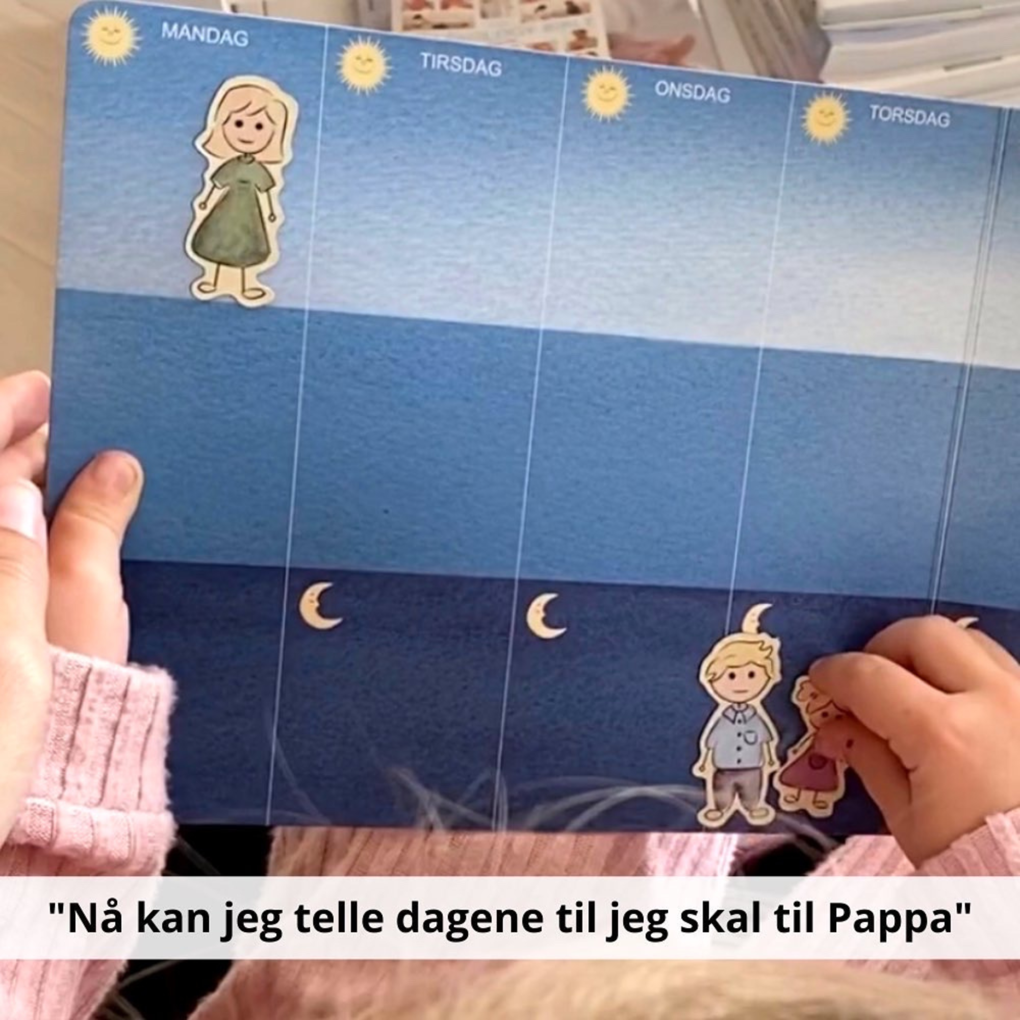 Bo-boken - Ukesoversikt for barn med to hjem