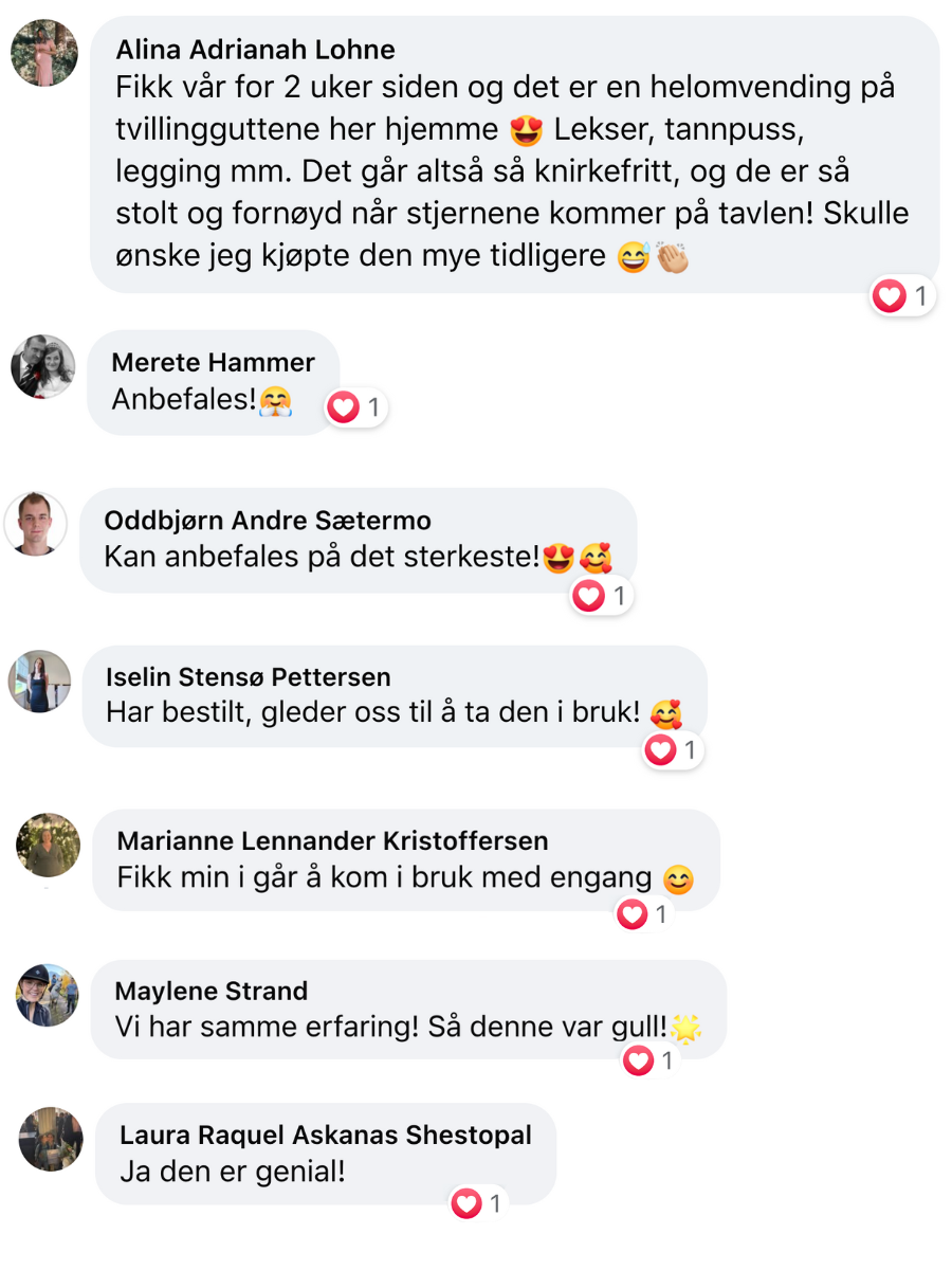 Stjernedryss - Motivasjonskalender