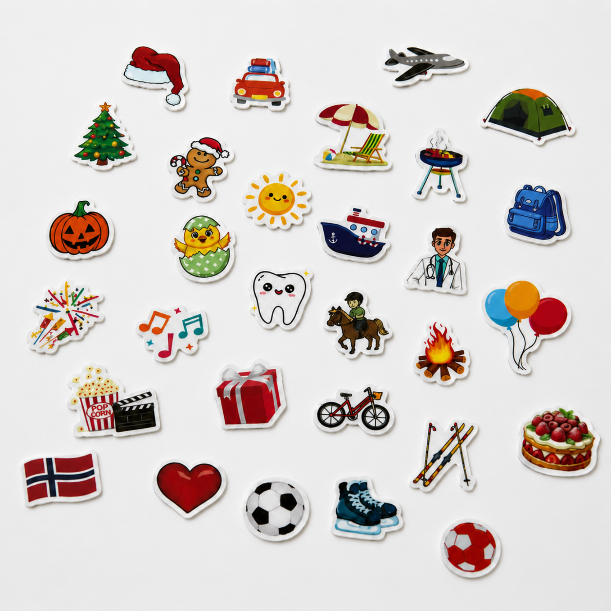 Symboler til planleggere - 30 stk