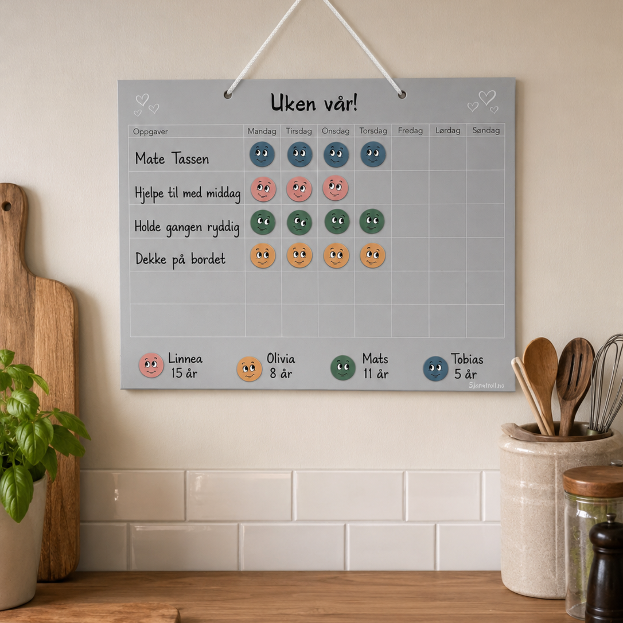 Uken vår - Oppgavekalender for hele familien